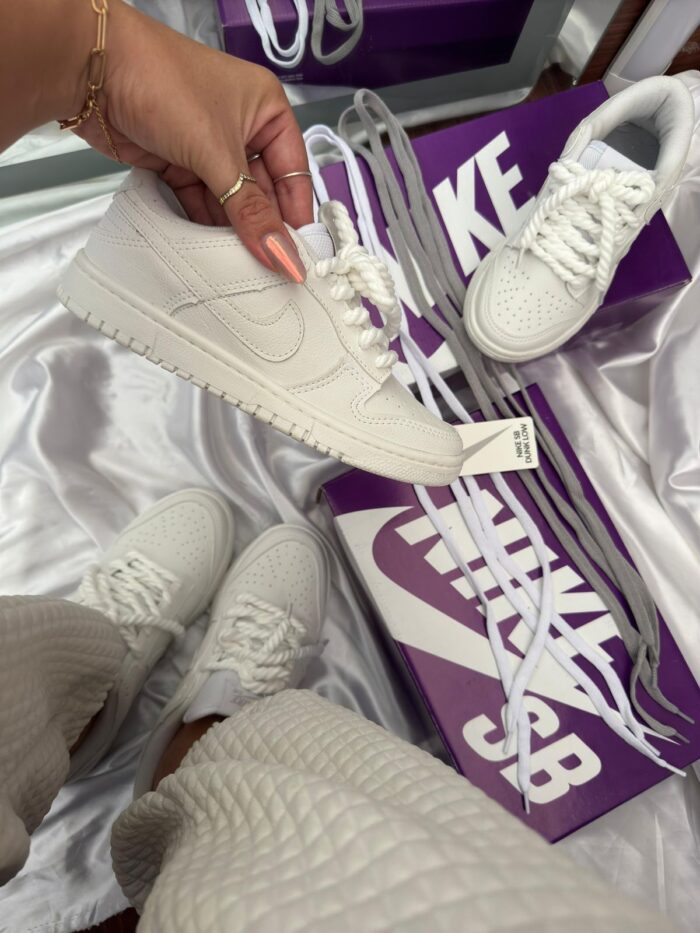 DUNK LOW CORDA - BRANCO - Imagem 3