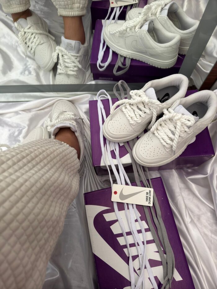 DUNK LOW CORDA - BRANCO - Imagem 5