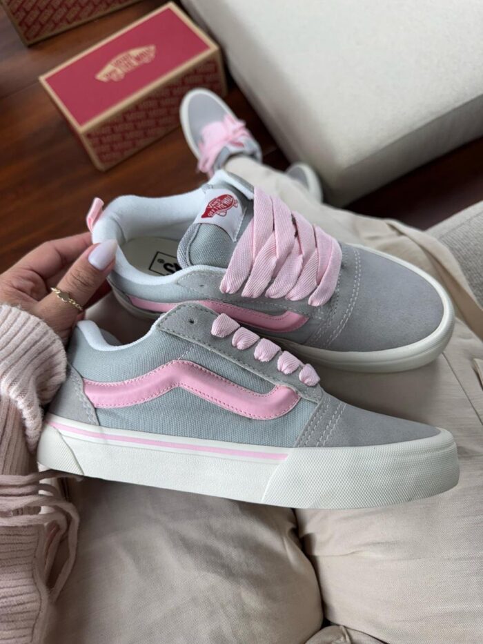 VANS KNU - CINZA / ROSA