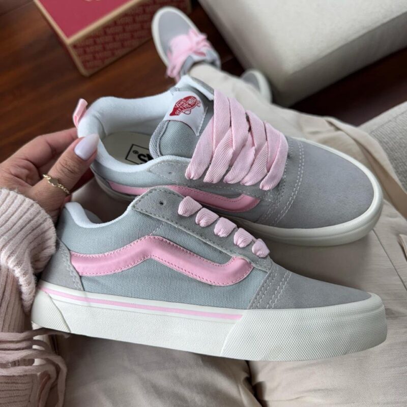 VANS KNU - CINZA / ROSA