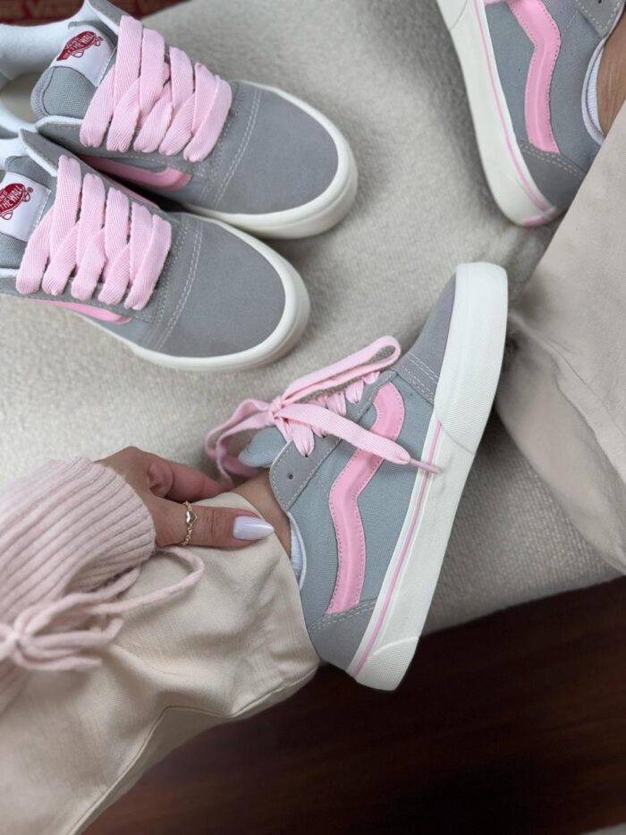 VANS KNU - CINZA / ROSA - Imagem 3