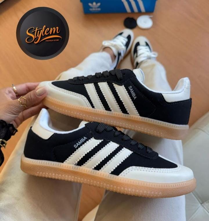 ADIDAS SAMBA PRETO & BRANCO