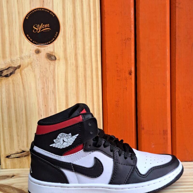 AIR JORDAN 1 BRANCO/ PRETO/ VERMELHO